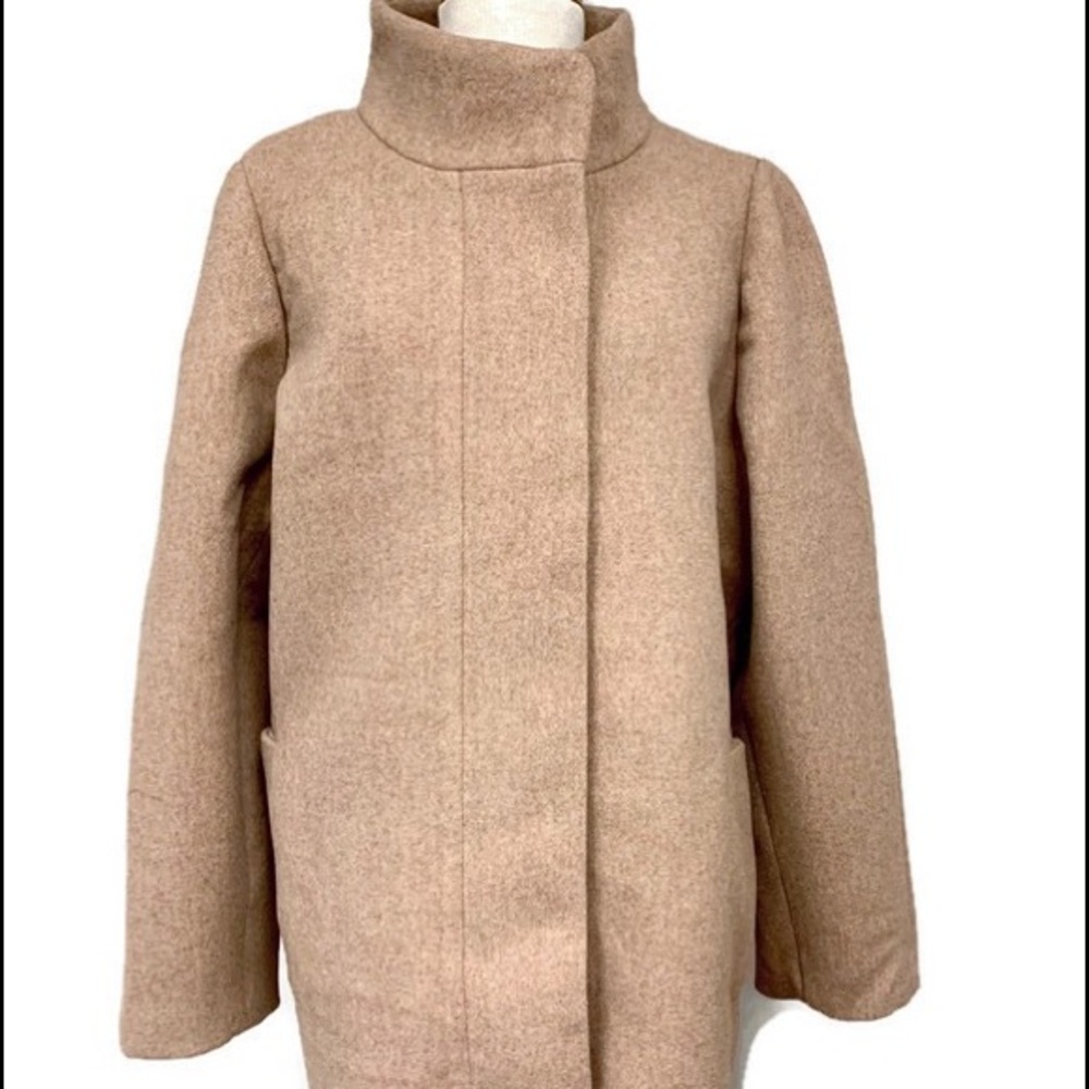 J Crew Factory City Cocoon Coat Plus Size - Picture 2 of 4